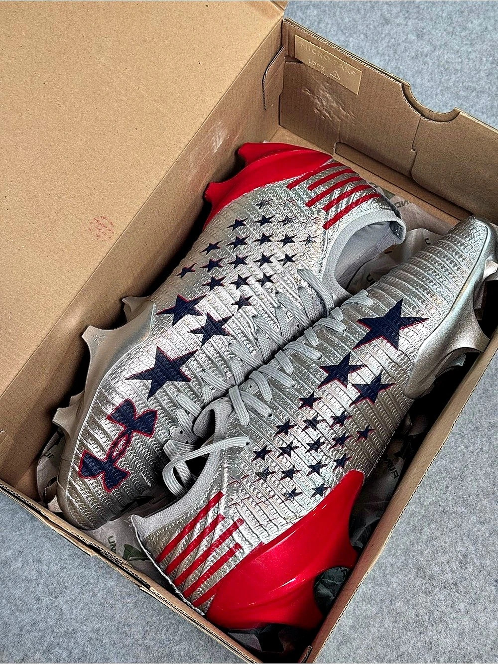 Under Armour UA Blur Camo Jr. UGRU Pro Camo Soccer Cleats US 11 NWT